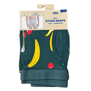 Mens Bananas & Cherries Boxer Briefs - Size Large - Old Navy - NWT